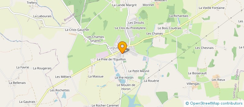 localisation de l'entreprise MONSIEUR BERNARD ANGER  CUGUEN