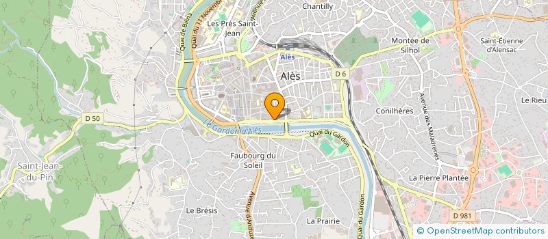 localisation de l'entreprise MONSIEUR BERNARD ANGILELLA à ALES