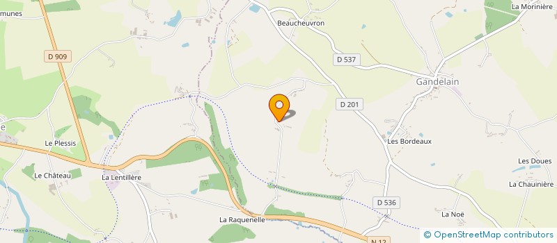 localisation de l'entreprise MONSIEUR BERNARD ANGOT à GANDELAIN