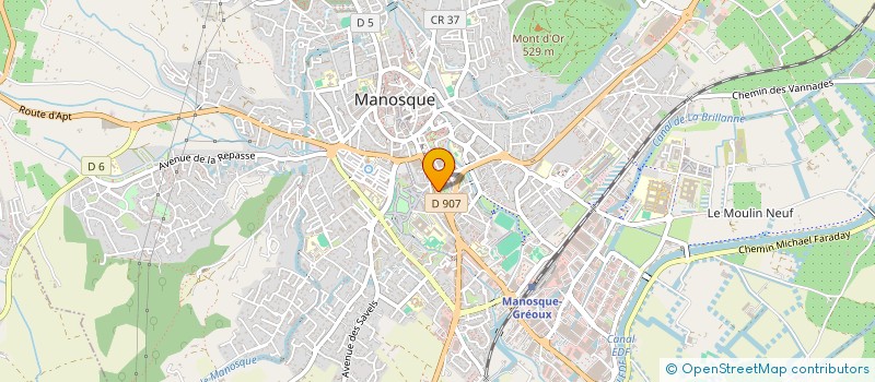 localisation de l'entreprise MONSIEUR BERNARD ANTETOMASO à MANOSQUE