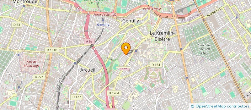 localisation de l'entreprise MONSIEUR BERNARD ANTOINE à GENTILLY