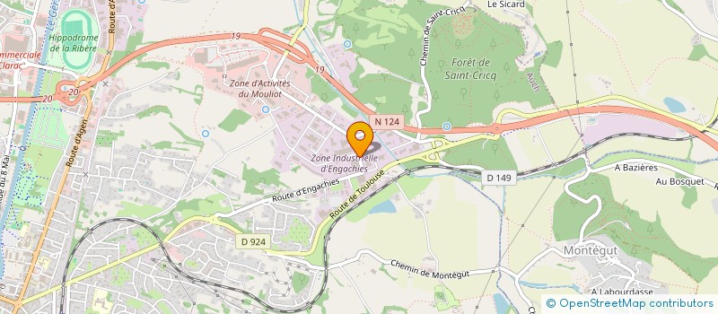 localisation de l'entreprise MONSIEUR BERNARD ANTONELLO à AUCH
