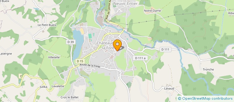 localisation de l'entreprise MONSIEUR BERNARD ARNAUD à SUSSAC