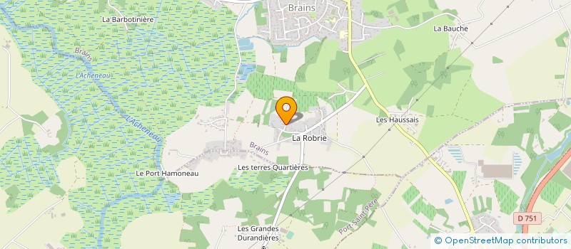 localisation de l'entreprise MONSIEUR BERNARD ARNAUD  SAINT-PHILBERT-DE-GRAND-LIEU