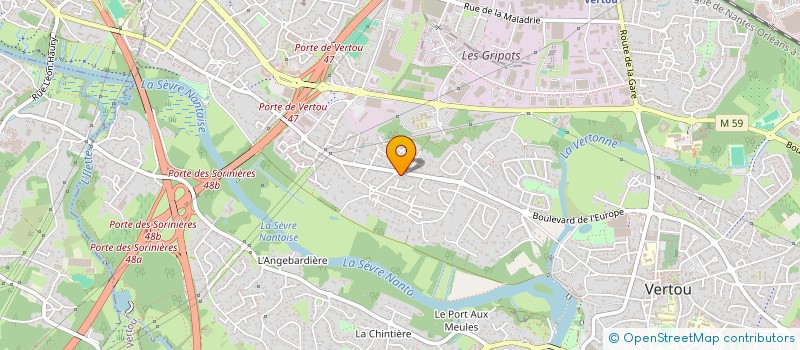 localisation de l'entreprise MONSIEUR BERNARD ASSELIN-GOUJON  VERTOU