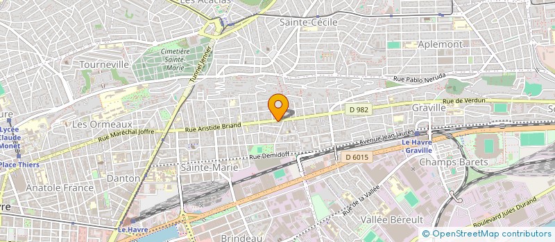 localisation de l'entreprise MONSIEUR BERNARD ASSEMAT  LE HAVRE