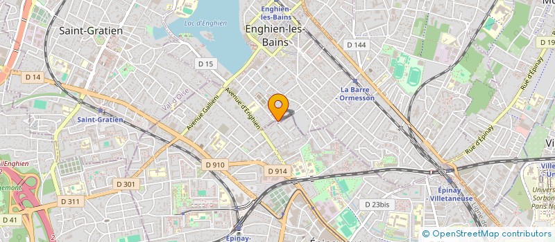 localisation de l'entreprise MONSIEUR BERNARD ATHIAS  ENGHIEN-LES-BAINS