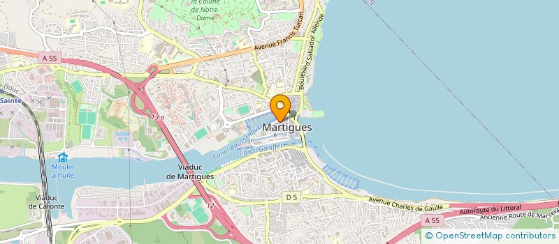 localisation de l'entreprise MONSIEUR BERNARD ATTIA à MARTIGUES