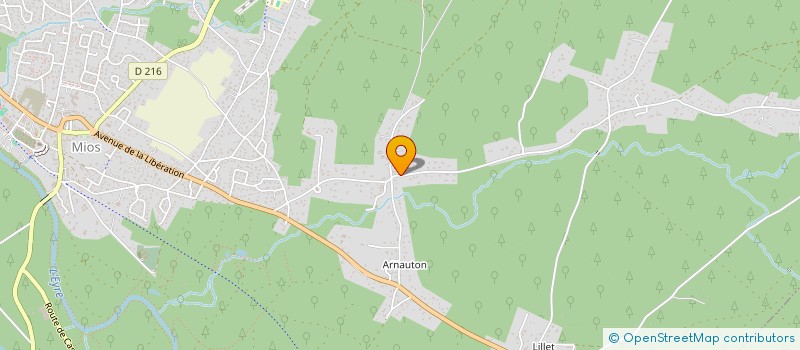 localisation de l'entreprise MONSIEUR BERNARD AUBAIN  MIOS