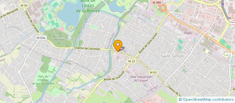localisation de l'entreprise MONSIEUR BERNARD AUBER à TOULOUSE