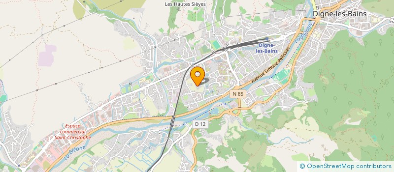 localisation de l'entreprise MONSIEUR BERNARD AUBERT à DIGNE-LES-BAINS