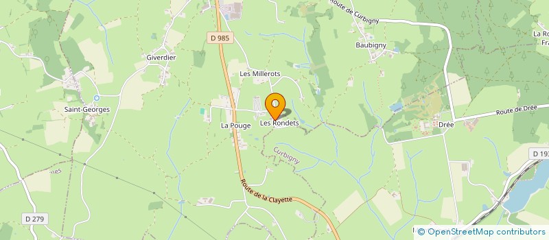 localisation de l'entreprise MONSIEUR BERNARD AUBIN  VAUBAN