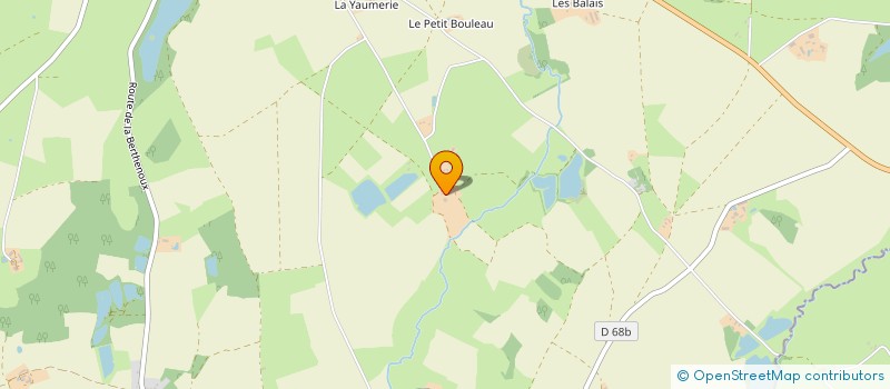 localisation de l'entreprise MONSIEUR BERNARD AUBLANC à PRUNIERS