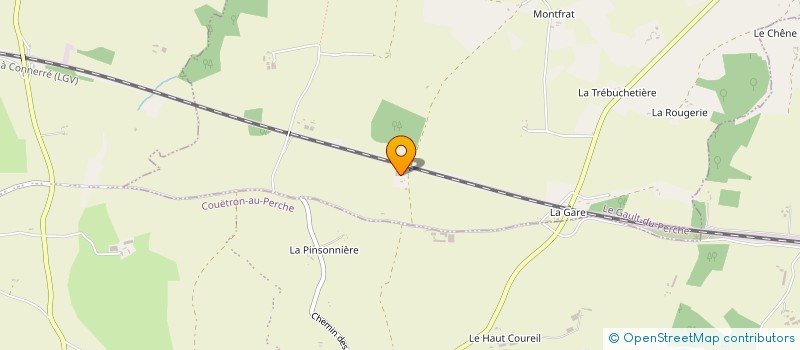 localisation de l'entreprise MONSIEUR BERNARD AUBRY  LE GAULT-DU-PERCHE