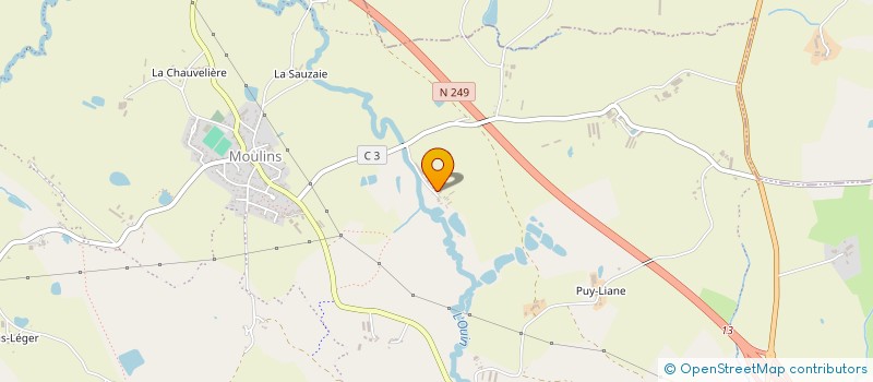 localisation de l'entreprise MONSIEUR BERNARD AUDEBEAU  MAULEON