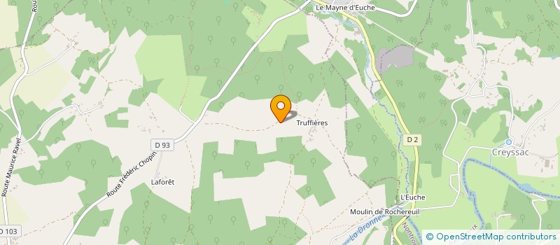 localisation de l'entreprise MONSIEUR BERNARD AUDEMARD  MONTAGRIER