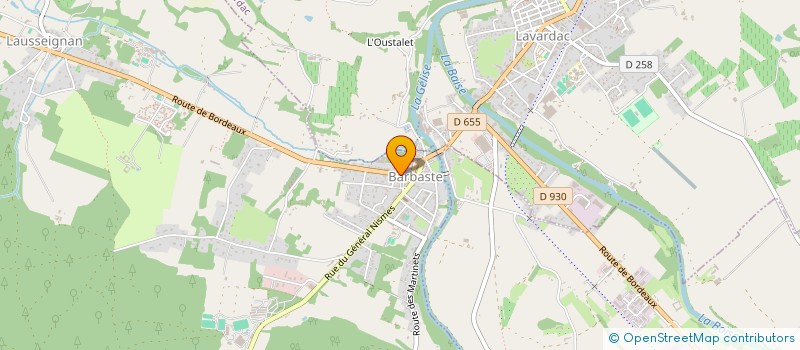 localisation de l'entreprise MONSIEUR BERNARD AUDEON  BARBASTE