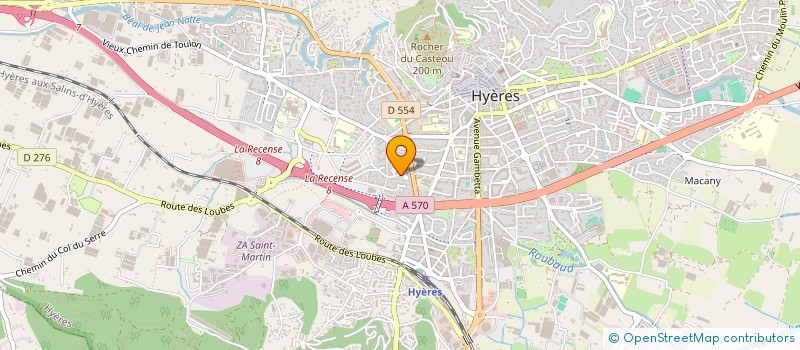 localisation de l'entreprise MONSIEUR BERNARD AUDOUSSET à HYERES