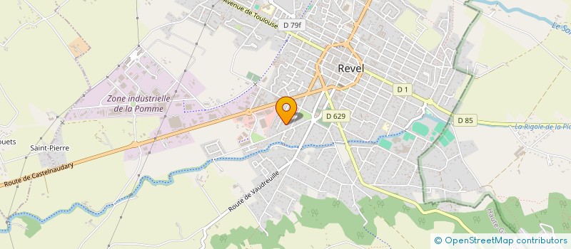 localisation de l'entreprise MONSIEUR BERNARD AUDOUY  REVEL