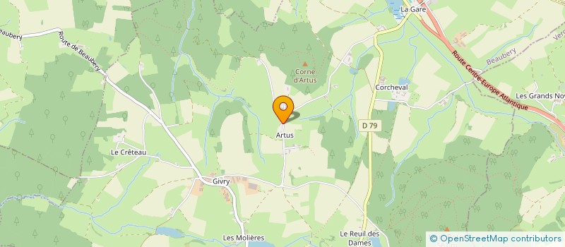 localisation de l'entreprise MONSIEUR BERNARD AUDUC  BEAUBERY