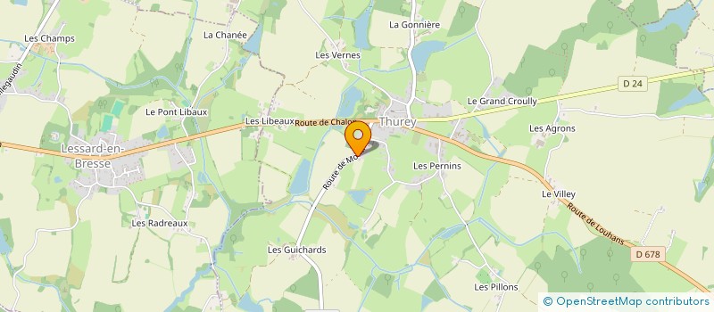 localisation de l'entreprise MONSIEUR BERNARD AUGER  MONTRET