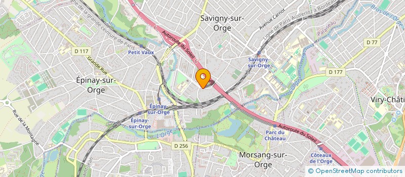 localisation de l'entreprise MONSIEUR BERNARD AUGST  SAVIGNY-SUR-ORGE