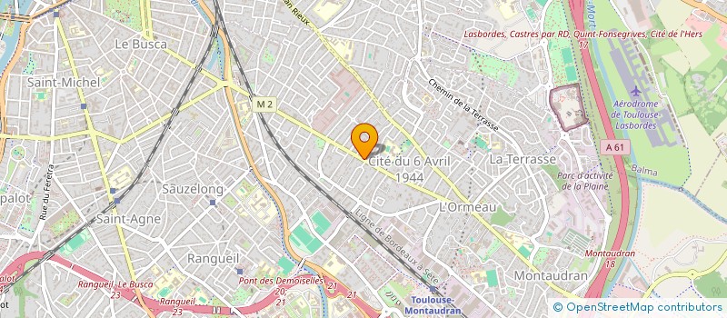 localisation de l'entreprise MONSIEUR BERNARD AURIOL à TOULOUSE