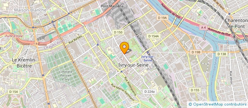localisation de l'entreprise MONSIEUR BERNARD AUSSET à IVRY-SUR-SEINE