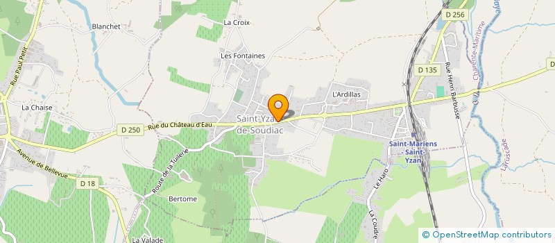 localisation de l'entreprise MONSIEUR BERNARD AUTHIER à SAINT-YZAN-DE-SOUDIAC
