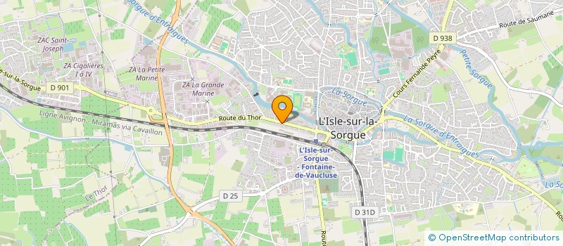 localisation de l'entreprise MONSIEUR BERNARD AUTIN à L'ISLE-SUR-LA-SORGUE