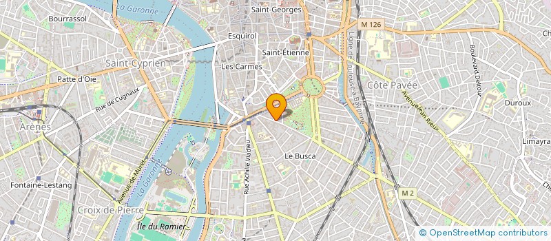 localisation de l'entreprise MONSIEUR BERNARD AVERSENQ  TOULOUSE