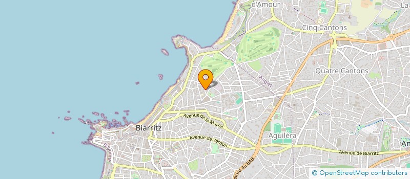 localisation de l'entreprise MONSIEUR BERNARD AZAIS à BIARRITZ