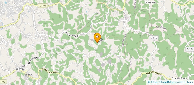 localisation de l'entreprise MONSIEUR BERNARD AZEDE  LES ABYMES