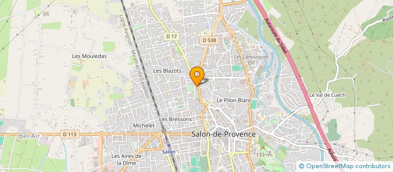 localisation de l'entreprise MONSIEUR BERNARD AZEMARO à SALON-DE-PROVENCE