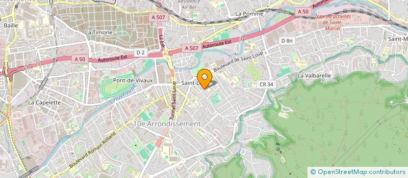 localisation de l'entreprise MONSIEUR BERNARD AZERAF à MARSEILLE