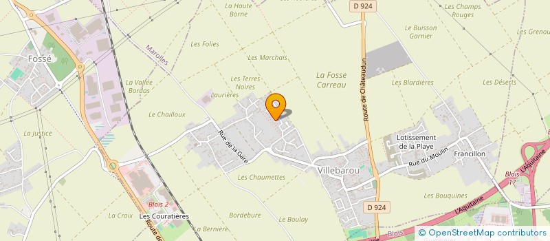 localisation de l'entreprise MONSIEUR BERNARD BACHLIN  VILLEBAROU