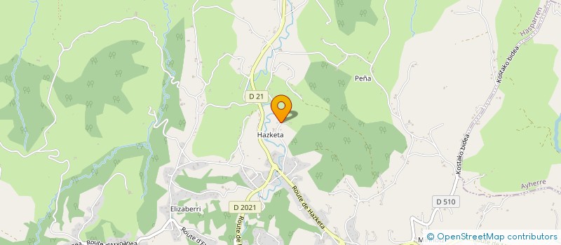 localisation de l'entreprise MONSIEUR BERNARD BACHO  HASPARREN