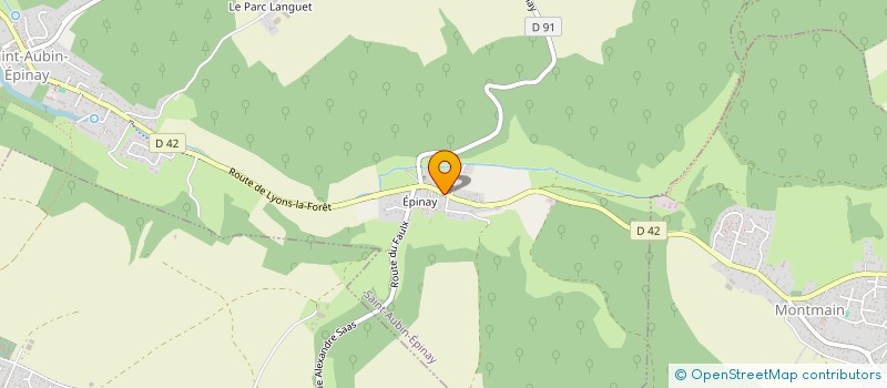 localisation de l'entreprise MONSIEUR BERNARD BACQUAERT  SAINT-AUBIN-EPINAY