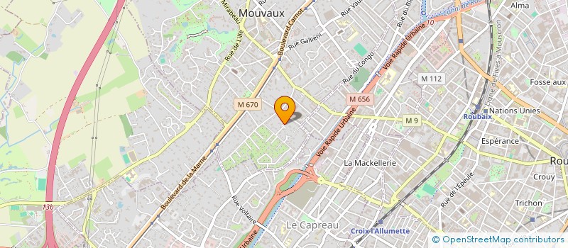 localisation de l'entreprise MONSIEUR BERNARD BACQUET à MOUVAUX