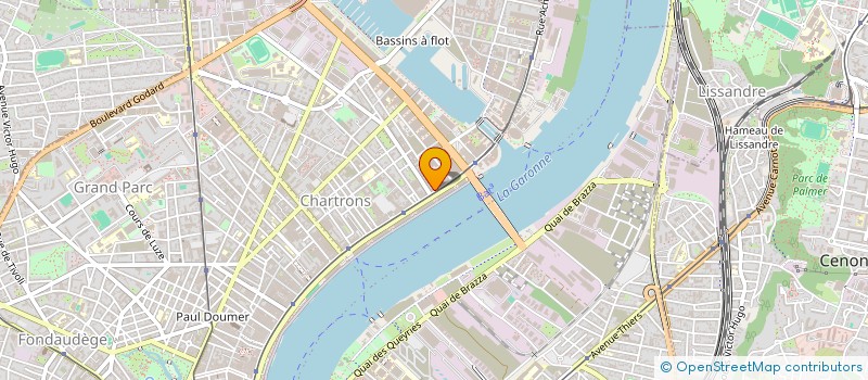 localisation de l'entreprise MONSIEUR BERNARD BADIE  BORDEAUX