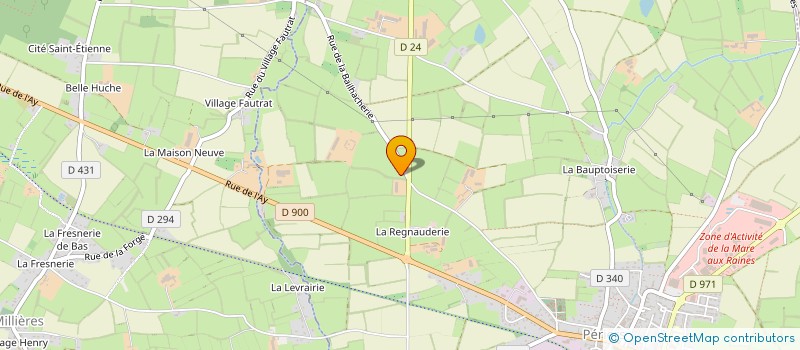 localisation de l'entreprise MONSIEUR BERNARD BAILHACHE  PERIERS