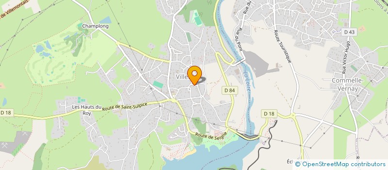 localisation de l'entreprise MONSIEUR BERNARD BAILLON  ROANNE