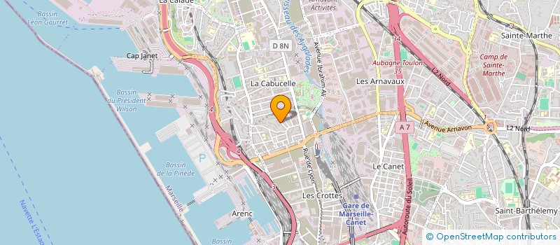 localisation de l'entreprise MONSIEUR BERNARD BALAVOINE à MARSEILLE