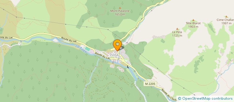 localisation de l'entreprise MONSIEUR BERNARD BALDASSARE  VALDEBLORE