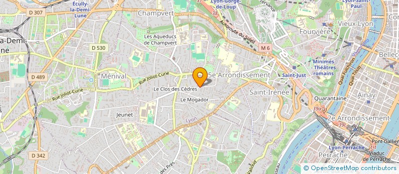 localisation de l'entreprise MONSIEUR BERNARD BALDY-MOULINIER à LYON