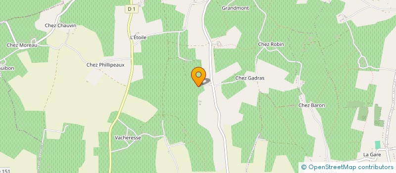 localisation de l'entreprise MONSIEUR BERNARD BARATANGE à BELLEVIGNE
