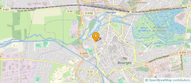 localisation de l'entreprise MONSIEUR BERNARD BARBARAT  BOURGES