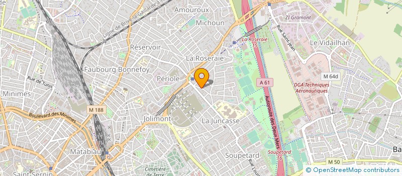 localisation de l'entreprise MONSIEUR BERNARD BARBARO à TOULOUSE