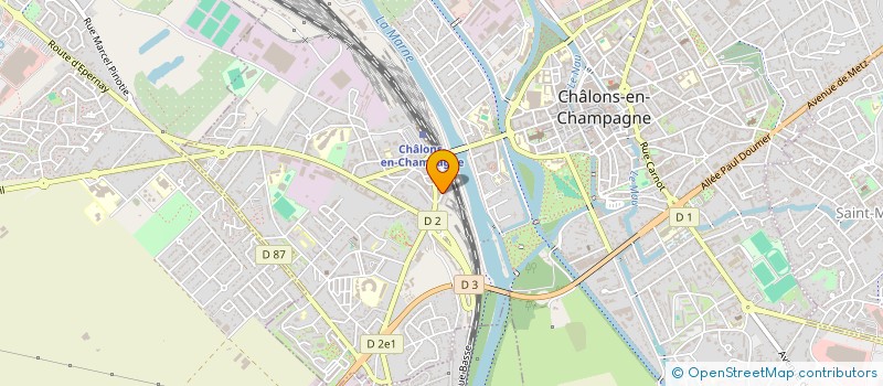 localisation de l'entreprise MONSIEUR BERNARD BARBEROUSSE à CHALONS-EN-CHAMPAGNE
