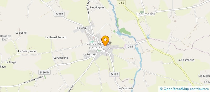 localisation de l'entreprise MONSIEUR BERNARD BARBIER à SAINTE-MARIE-OUTRE-L EAU
